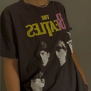 ~Black Beatles Tee~<3                               (Lightly Used)